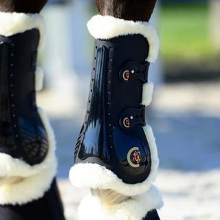 Sheepskin Tendon Boots Elastic