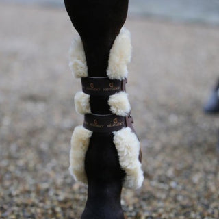 Sheepskin Tendon Boots Elastic