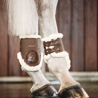 Sheepskin Fetlock Boots Elastic